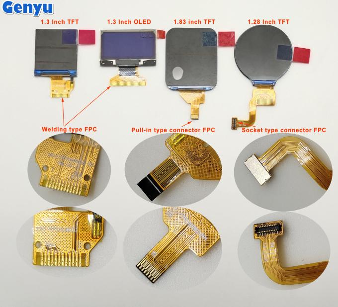 1Màn hình LCD TFT.77 inch 128x160 chấm 12 O'Clock 22pin 8-Bit Parallel Cỡ nhỏ 2