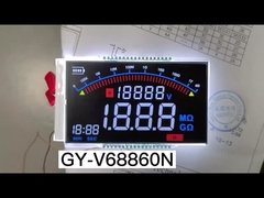 Màn hình màu đen Phân đoạn màn hình LCD VA âm 36PIN với đèn nền màu trắng