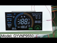 3.3V VA LCD Display Panel Đen LCD Segment Display 46PIN Đèn nền màu trắng