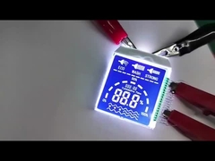 Kích thước tùy chỉnh màn hình LCD phân khúc HTN Blue PIN Connect With White Backlight