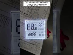 Phân hình tùy chỉnh màn hình LCD HTN Đèn nền màu trắng Thermostat màn hình LCD