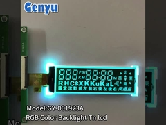 Chiếc màn hình LCD phân đoạn COG TN âm 20pin FPC RGB Đèn nền màu cho đồng hồ dừng