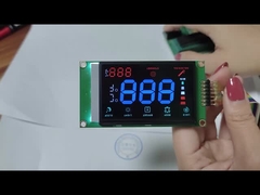 3.3V Custom Segment LCD Display TN Ánh sáng phản xạ màu trắng cho đồng hồ điện