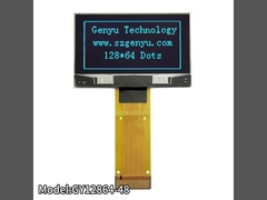 Serial Interface 1.54 Inch OLED Display Panel Màu xanh 128x64 chấm 24PIN