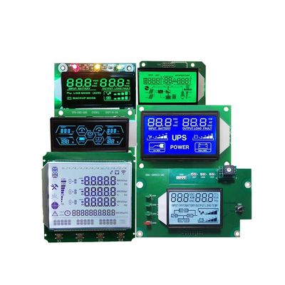 Màn hình LCD phân cực truyền/phản xạ/phản chiếu tùy chỉnh đơn sắc 7 đoạn LCD Dot Matrix COB