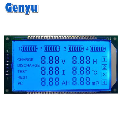 Giá tốt. Mô-đun hiển thị phân khúc LCD tùy chỉnh HT1621 TN Đèn nền màu xanh dương dương cho bộ sạc trực tuyến