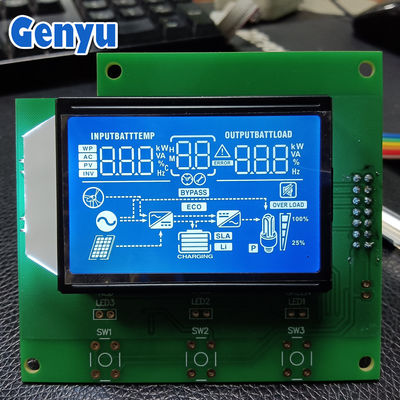 Giá tốt. Màn hình LCD 7 phân đoạn HTN màu trắng trên chip màu xanh trên máy AIP31621 Driver For Inverter trực tuyến