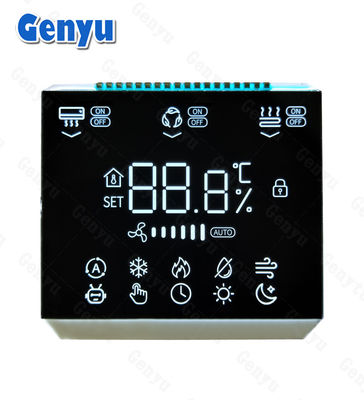 Giá tốt. 3.5 Inch Square Shape VA 3 Digit Seven Segment Display 19 PIN Thermostat màn hình LCD trực tuyến