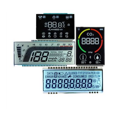 Giá tốt. PIN Connector Customized Monochrome Lcd Screen Digital Speedometer Meter Lcd TN HTN FSTN Positive Segment Display trực tuyến