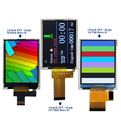 Giá tốt. 2.8 Inch TFT IPS LCD Display Device Meter Screen FPC Solder or Connector for FPC Connection trực tuyến
