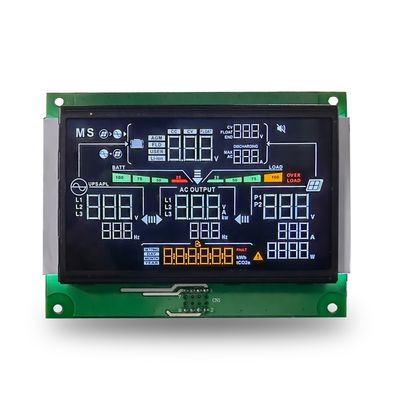 Giá tốt. Màn hình LCD của bộ biến tần năng lượng mặt trời kỹ thuật số 7 đoạn màu đen VA -20-70C với IC điều khiển CS1621 trực tuyến