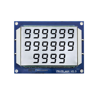 4.8V màn hình LCD điện tử 664 Fule Dispenser TN Segment 130PIN Đèn hậu trắng