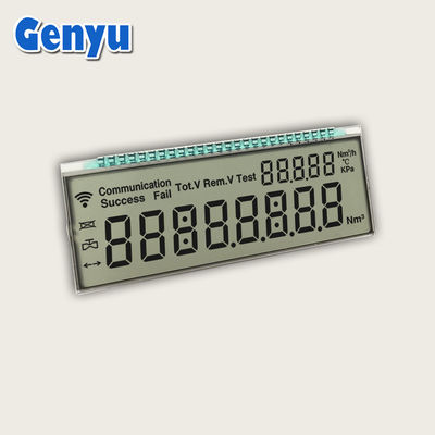 chất lượng HTN Custom Segment LCD Display 6 O'Clcok 3.3V 26PIN Đối với máy đo khí nhà máy sản xuất