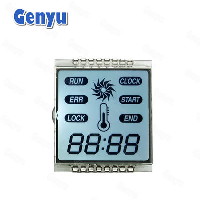 Đèn nền màu trắng 4 chữ số Bảng hiển thị bảy phân đoạn 3.3V 16PIN Timer màn hình LCD
