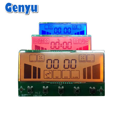 Khả năng tùy biến màn hình LCD FSTN tích cực phân đoạn 3 màu đèn nền cho tủ đông