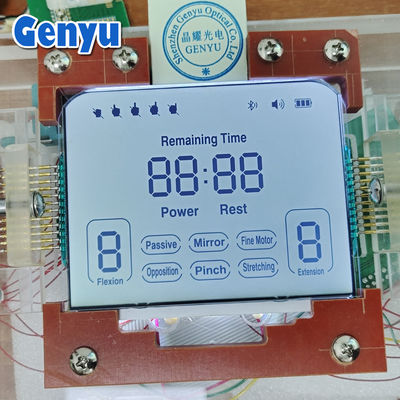 Màn hình LCD bảy phân đoạn Màn hình LCD kỹ thuật số HTN Đèn nền màu trắng cho ngôi nhà thông minh