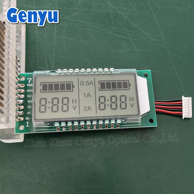 Giá tốt. Tùy chỉnh Mô-đun LCD phân khúc TN 6 chữ số màn hình LCD Đèn nền màu xanh trực tuyến