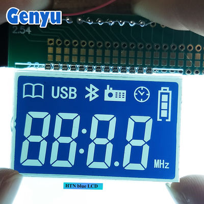 Màn hình LCD tùy chỉnh HTN âm 7 phân đoạn màn hình LCD cho âm thanh