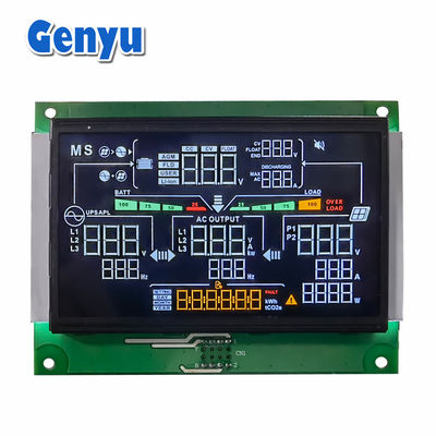 Giá tốt. Màn hình LCD phân khúc tùy chỉnh 4.3 inch VA Màn hình đen Đèn hậu trắng 5.0V trực tuyến