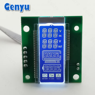 Giá tốt. RoHS 14 Segment LCD Display HTN Blue Background White Backlight SMT_HT1621 trực tuyến