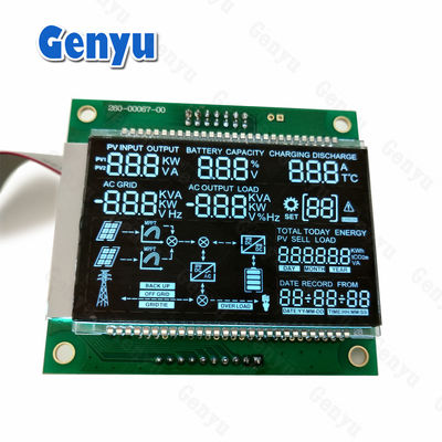 Giá tốt. Màn hình LCD VA phân đoạn Bảng màu đen Đèn nền màu trắng HT1623 COB+PIN Module trực tuyến