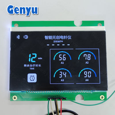4.8V VA LCD Module LCM Black Color Segments cho thiết bị châm cứu điện