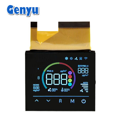 Giá tốt. 4.5V VA màn hình LCD Màu Đen Phần Panel 72PIN FPC Kết nối cho máy lọc không khí trực tuyến