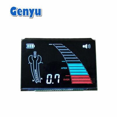 Màn hình LCD phân đoạn VA màu đen 25PIN cho các dụng cụ đo răng