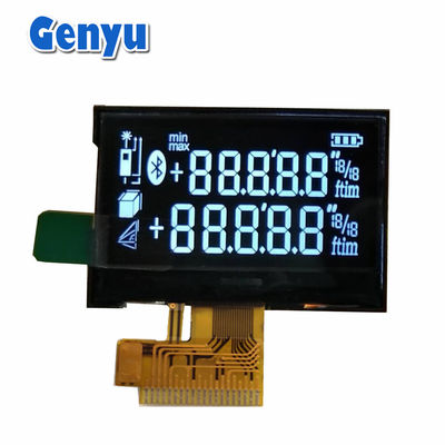 COG FPC VA màn hình phân đoạn LCD màu trắng trên màu đen giao diện SPI cho rangefinder
