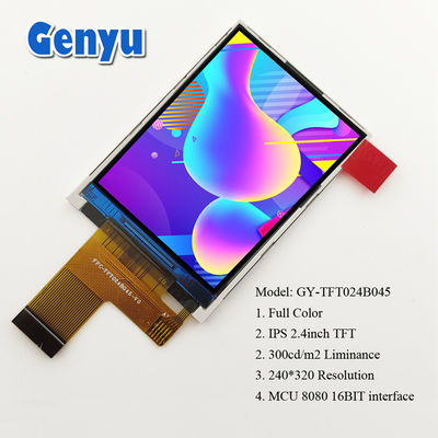 2.4 inch TFT LCD Module 24PIN FPC 240x320 IPS Free Angle ST7789 16 bit MCU