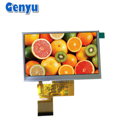 chất lượng TN 4.3 Inch TFT LCD Panel 6 O'clock 480x272 Dots ST7282 40PIN RGB Interface nhà máy sản xuất