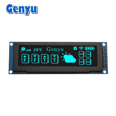 3.12 inch Màu xanh 256x64 OLED Display SSD1322 OLED Display SPI Interface