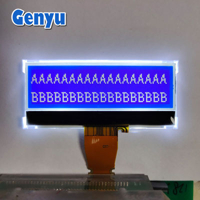 2.18 inch COG Graphic LCD Display 128x64 Dots STN Blue 10PIN SPI Giao diện