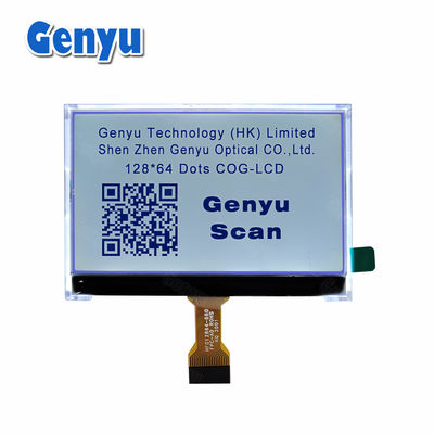 2Màn hình LCD.7 inch 128x64 Màn hình LCD đồ họa FSTN Đèn nền màu trắng 20PIN FPC