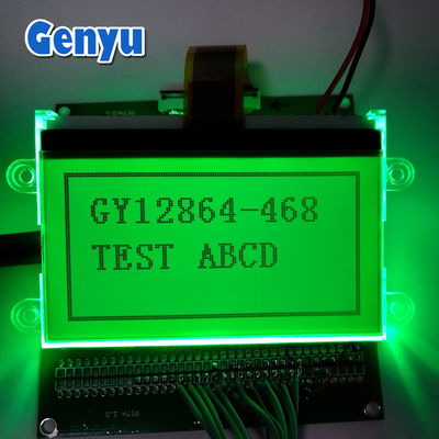 2.9 inch màn hình LCD 128 * 64 màn hình LCD STN Đèn nền màu xanh lá cây phản xạ