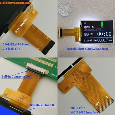 Giá tốt. Màn hình LCD IPS TFT 2.4 inch cho thiết bị y tế với chứng nhận ISO9001 và góc nhìn tự do trực tuyến