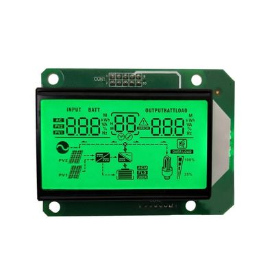 Giá tốt. Màn hình LCD Genyu Đơn sắc COB Thiết kế TN/HTN/STN/FSTN Mô-đun hiển thị 7 đoạn Bảng LCD 76*58 mm Kích thước hiển thị và Đèn LED xanh lục trực tuyến