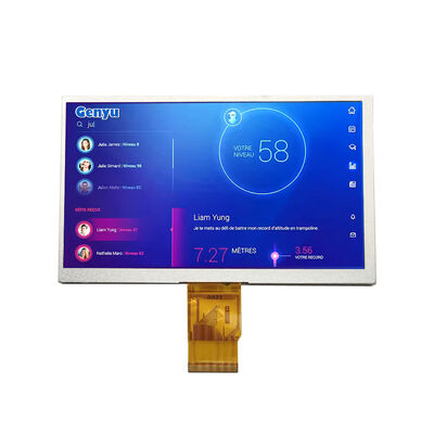 Giá tốt. Màn hình LCD TFT Genyu 7.0 inch với độ phân giải 800x480 Pixels và Giao diện RGB song song 24-bit trực tuyến